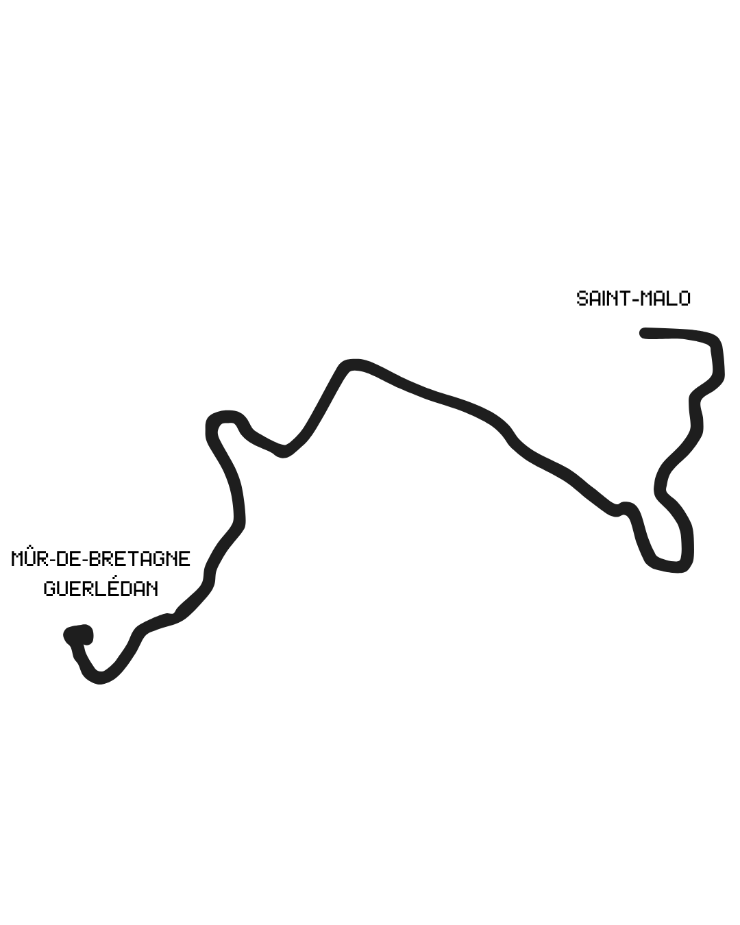 Route map for Stage 7