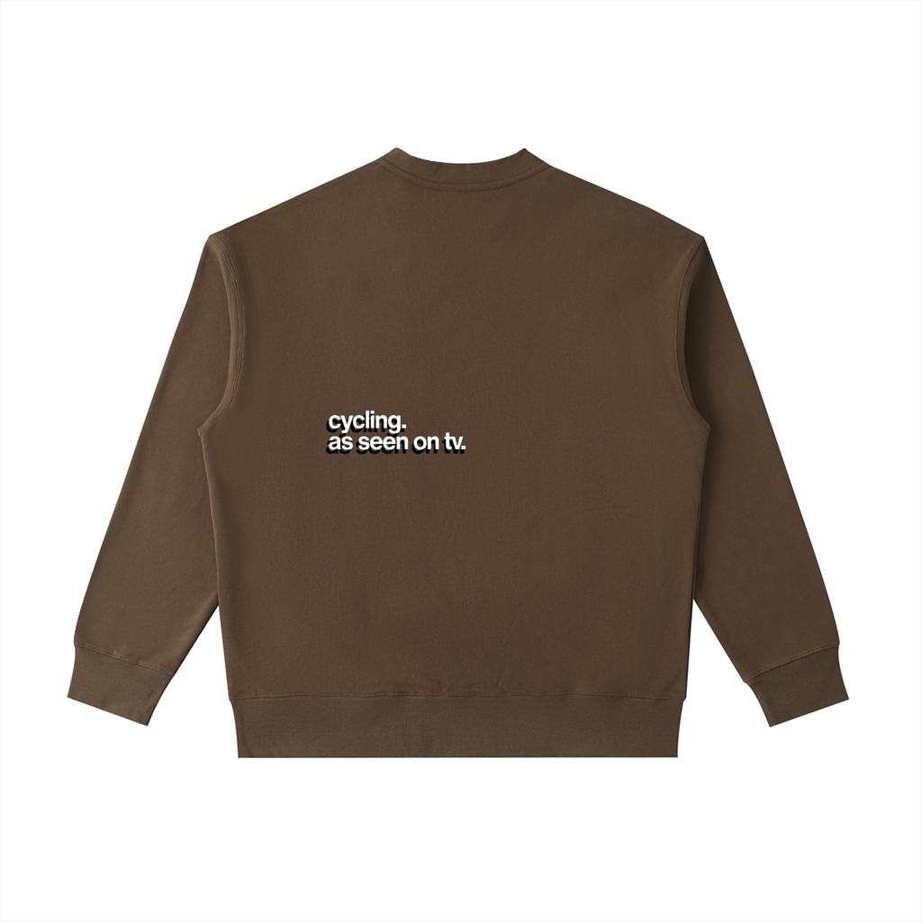 8bit couch crewneck [brown]
